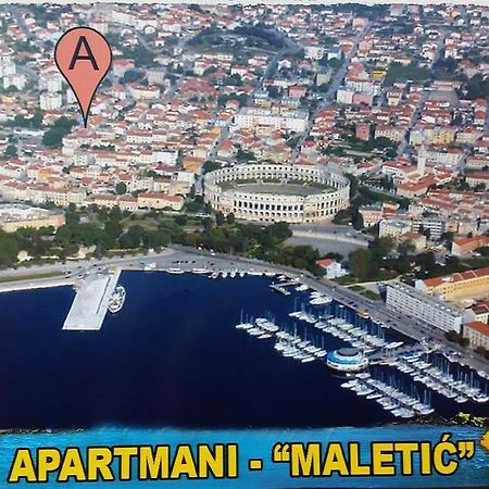 Apartments Maletic Pula Dış mekan fotoğraf